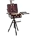 Soho Urban Artist Plein Aire Pochade Box and Aluminum Artist Tripod - French Easel with Storage and Shoulder Strap w/Artist Quality Aluminum Artist Tripod for Outdoor Painting