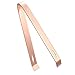 Juvale Ice Tong - Stainless Steel Copper Coated - Ideal for Serving Cold Drinks and Cocktails- Rose Gold, 6.5 x 0.8 Inches