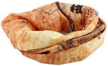 Map Pattern Outdoor Multifunctional Sports Magic Scarf