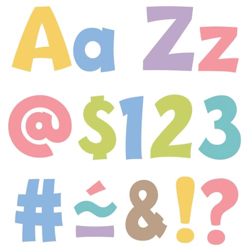 Summer Morning 4" Playful Combo Ready Letters by Trend - 216 pcs. for Messaging…