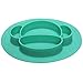 Children's Placemats- Soft, Flexible Silicone Food Tray - Dinner Mats for Babies and Toddlers - Dishwasher Safe - Round