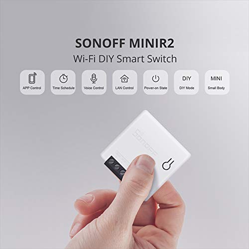 SONOFF Mini R2 10A Smart WiFi Wireless Light Switch, Universal DIY Module for Smart Home Automation Solution, Works with… - Image 2