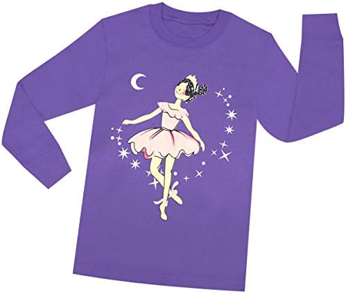 Girls Dancing Pajamas Toddler Cotton Sleepwear Children Christmas PJs Set