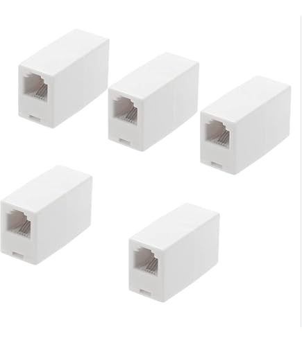 5 Conectores RJ11 6P4C CAT3 Para Teléfono Keystone Con Terminal De