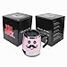 LEADNOVO Self Stirring Stainless Steel Mug 450ml/15.2oz Pink