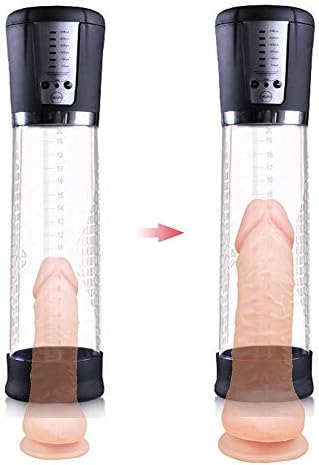 Timobb Male Pump Vacuum Suction Girth Enhancer Enlarger Pleasure Developer for Men feghrthtyeeht