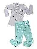 UniFriend Premium 100% Cotton Little Boys, Girls 2 Piece Pajama Set