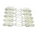 HENGJIA 10pc/lot Clear Plastic Unpainted Crankbait Fishing Lures Blank Lure Bodies for Making Lures 9cm/3.54