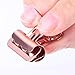 STFF 15 Pcs Push Pins Clips Creative Paper Clips with Pins for Cork Board and Photo Wall No Holes for The Paper (Rose Gold)