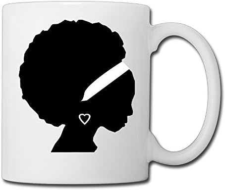 Natural Hair African American Women Picture Espresso Mugs