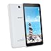 AOSON S7+ Android 7.0 Quad Core Tablet PC, GSM 3G Phone Call Phablet, 7 Inch IPS 1024x600 Touch Screen, 16GB Flash Size, Support Play Store Dual Camera Wi-Fi GPS Dual-Slot, GMS Certified White rear