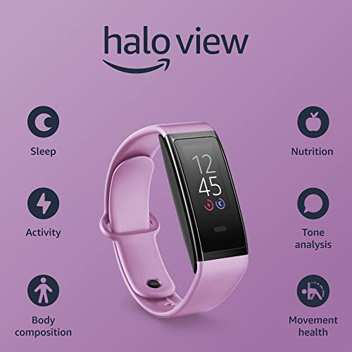 Amazon Halo View fitness tracker, with color display for ataglance