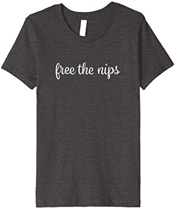 Kids Free The Nips T-Shirt 10 Dark Heather
