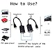JahyShow HDMI Extender Over RJ45 CAT5e CAT6 LAN Ethernet Network Balun Adapter Repeater Up to 100ft 1080P HDMI Cable, 30M Sender + Receiver, 2 Ports RJ45