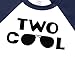 Olive Loves Apple Two Cool 2nd Birthday Shirt for Toddler Boys 2nd Birthday Shirt Boy 3/4 Sleeve Two Cool,Navy,2T