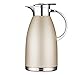 Thermal Carafes Stainless Steel Coffee Carafe 64 Ounce Thermos Large Travel Bottle Vacuum Insulated-Gold