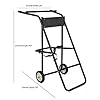 ARKSEN-Outboard-Boat-Motor-Trolling-Stand-Carrier-Cart-Dolly-Storage-130lb