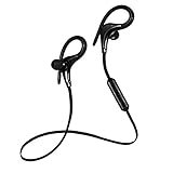SUFUM Earhook Headphones Wireless Bluetooth Headphones Earphones Earbuds (Black)