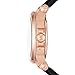 Michael Kors Access, Men’s Smartwatch, Dylan Rose Gold-Tone Stainless Steel with Black Silicone, MKT5010