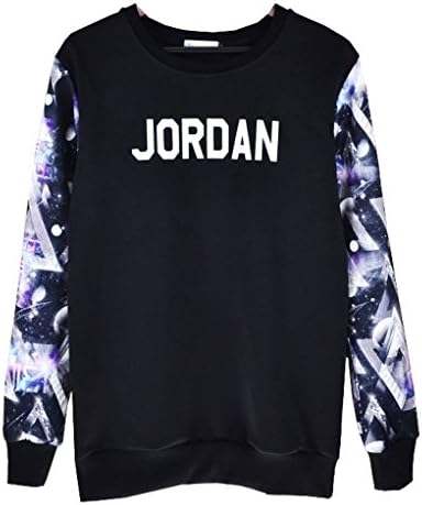 FSLP Unisex Galaxy Print Roll Neck Pullover Sweatshirt (Jordan)
