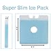 Chillerz Cool Coolers - Reusable Ice Pack for Lunch Box - Ultra Slim and Lightweight - Long-Lasting Gel - Makes your Food Stay Fresh, Cold and Tasty | Set of 4 Small Slim Ice Packs