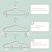 Trgowaul Velvet Hangers Clips, Pants Hangers Velvet Clips, Strong Finger Clips Perfect for Thin Velvet Hangers (60pc, Beige)