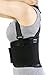 Back Brace with Suspenders for Women - Adjustable - Removable Shoulder Straps - Lumbar Support Belt - Lower Back Pain, Work, Lifting, Exercise, Gym - Black - Size XL