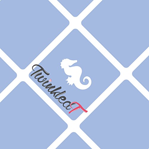 Seahorse Nail Vinyls By Twinkled T - 1 Sheet of 24 Vinyls