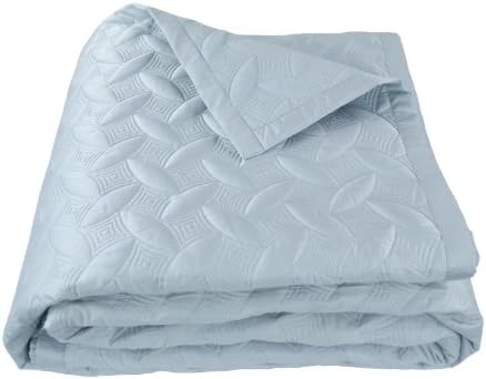 400-thread-count 100% Cotton Sateen Quilt Set - 2 Shams (King, Pearl Grey)