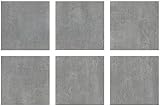 FloorPops FP3326 Tundra Peel & Stick Vinyl Floor Tiles Gray 12x12 Inch 10 Pack view 9