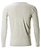 FLATSEVEN Men's Slim Fit Casual Long Sleeve Henley T Shirt (THL100) Off White, L