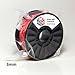 IC3D Red 2.85mm ABS 3D Printer Filament - 1kg Spool - Dimensional Accuracy +/- 0.05mm - Professional Grade 3D Printing Filament - Made in USA