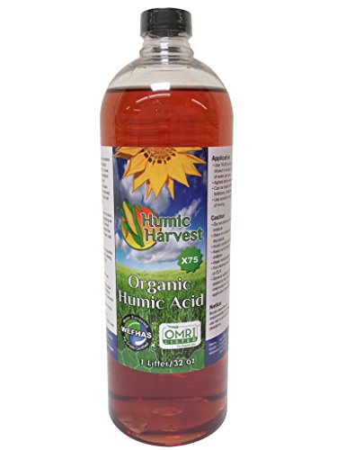 Organic Humic Acid X75 - 32 fl oz - Liquid, Organic Fertilizer from Humic Harvest