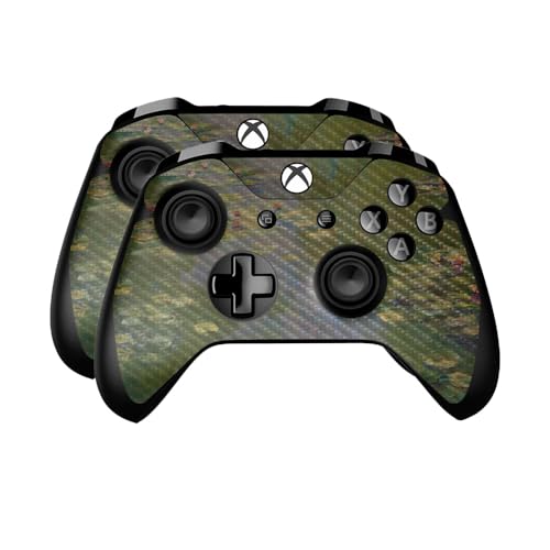 Carbon Fiber Skin Compatible with Microsoft Xbox One Controller (2 Pack) - Wate…
