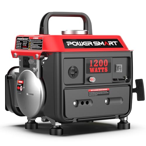 PowerSmart 1200 Watt Portable Generator for Camping | Ultralight, Portable