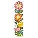 Petit Collage Folding Growth Chart, Garden Flowers