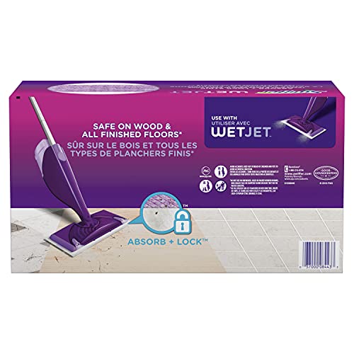 Swiffer WetJet Refill Kit Floor Cleaner Mop Pad and Solution Refills