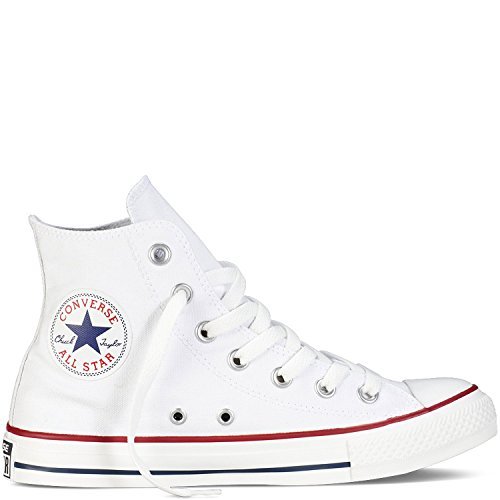 Converse Unisex Chuck Taylor All Star High Top (6.5 Men 8.5 Women, Optical White)