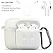 AirPods Case Cover, Silicone Protective Case and Skin for Airpods Charging Case with Airpods Anti-Lost Strap/Airpods Hooks, [Buy 1 Get 5 Accessories] (Mint Green)