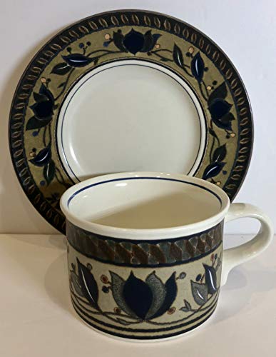 MikasaMikasa Arabella Flat Cup & Saucer Set, Fine China Dinnerware