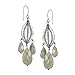 Silpada 'Flora' Natural Labradorite Beaded Chandelier Drop Earrings in Sterling Silver