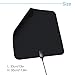 Get TV Antenna, Indoor Amplified HDTV Antenna with 50 Mile Range Detachable Amplifier Signal Booster and 13.2FT High Performance Coax Cable for Better Reception