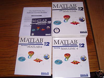 Matlab 6 release 12 with simulink 4 student version