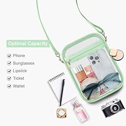 USPECLARE Clear Purse Stadium Clear Messenger Bag