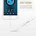 2 Pack Headphone Jack Adapter, QXPLAZA Lightning Connecter to 3.5mm Audio Jack Earphone Extender Jack Stereo for iPhone 8/8 Plus/iPhone X/iPhone 7/7 Plus (White)