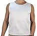 EDMPlug Men's Holy Threads, White Fiber Optic Tank Top, Lights Up, Medium