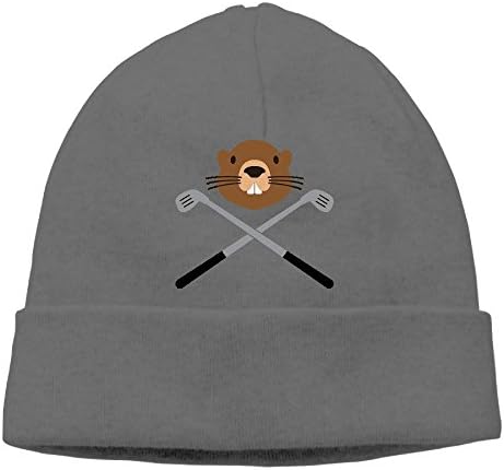 SADCPO Gopher Unisex Cool Beanie Watch Cap Fashion Ski Cap Warm Slouchy Beanie DeepHeather