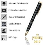 [TC] 16GB Digital Voice Recorder for Students - [Bonus Value] Easy to Use - Flawless Design with Long-Lasting Material- Long Battery Life - MP3 Plug-in Headphone to Hear Files Light Voice Activated
