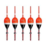 thkfish Fishing Floats and Bobbers Balsa Wood Floats Spring Bobbers with Lead Oval Stick Floats Slip Bobbers for Crappie Panfish Walleyes (1