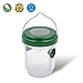 Solar Powered Wasp Trap Catcher – HappyHomey Perfect Traps for Wasps, Yellow Jackets, Bees, Hornets, UV LED Light,Solar Powerd, Effectively Lures, Retains Bees Until They Die